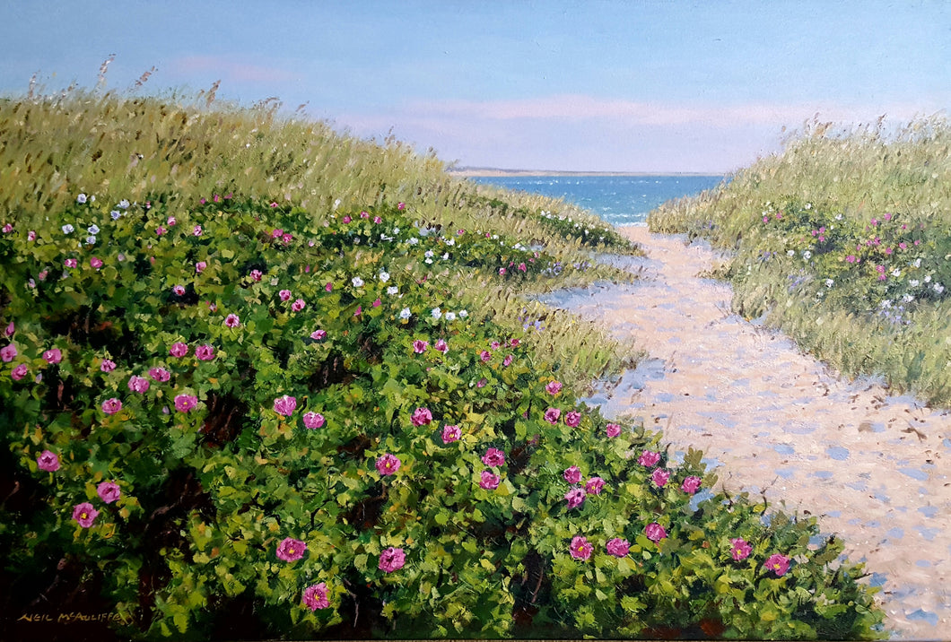 Heading to the Beach - Original Painting by Neil McAuliffe