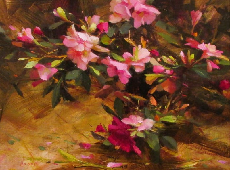 BLOOM by Hagop Keledjian - Contemporary Impressionist Painting of Flowers