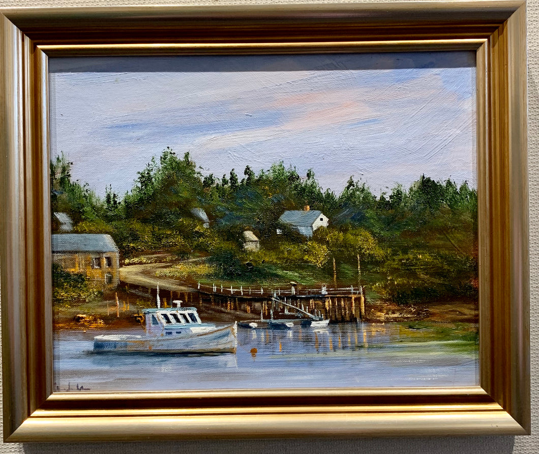llse Au Haut ME - Way of Life- oil on canvas by artist JEREMY RUGGE-PRICE