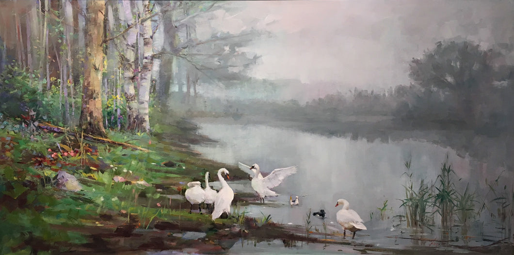 GATHERING by Hagop Keledjian - Contemporary Painting