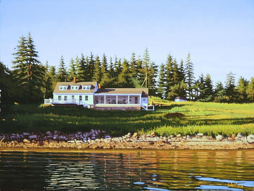 N. C. Weyth's House - By James Wolford - Contemporary Realist Painting of Boston