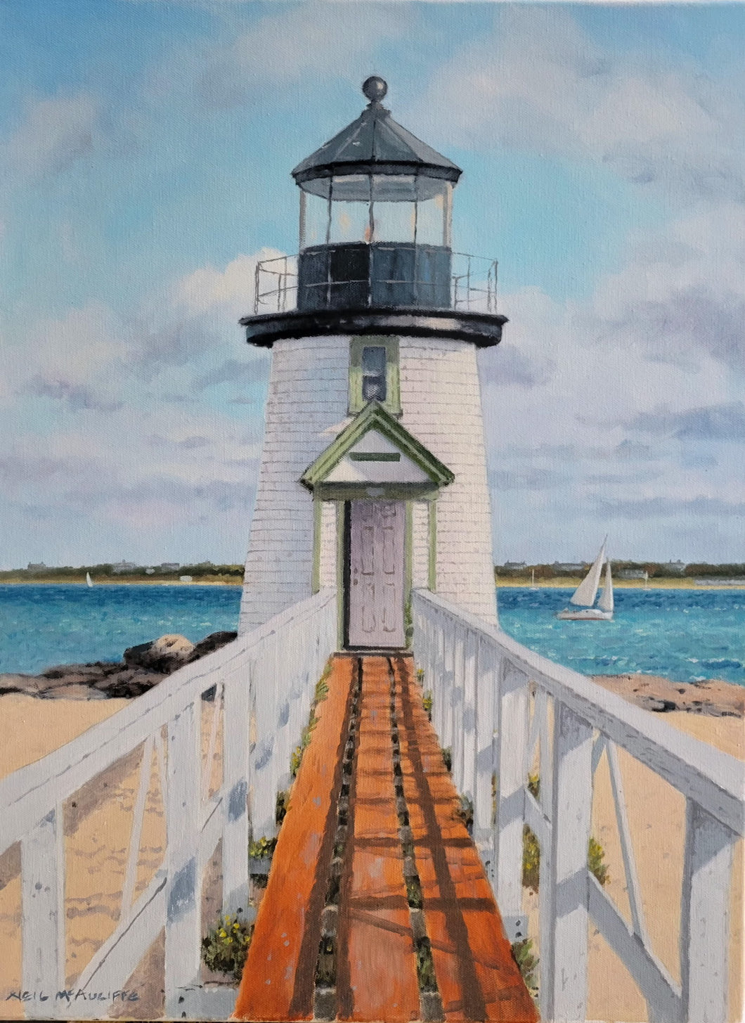 Brant Point Light Up Close