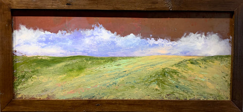 Copper Dunes -Original painting Oil on Copper by Artist Michael Marrinan