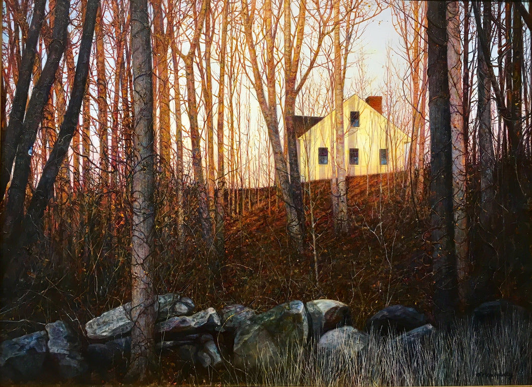 Morning Ridge - December by Roderick O'Flaherty -Realism Painting