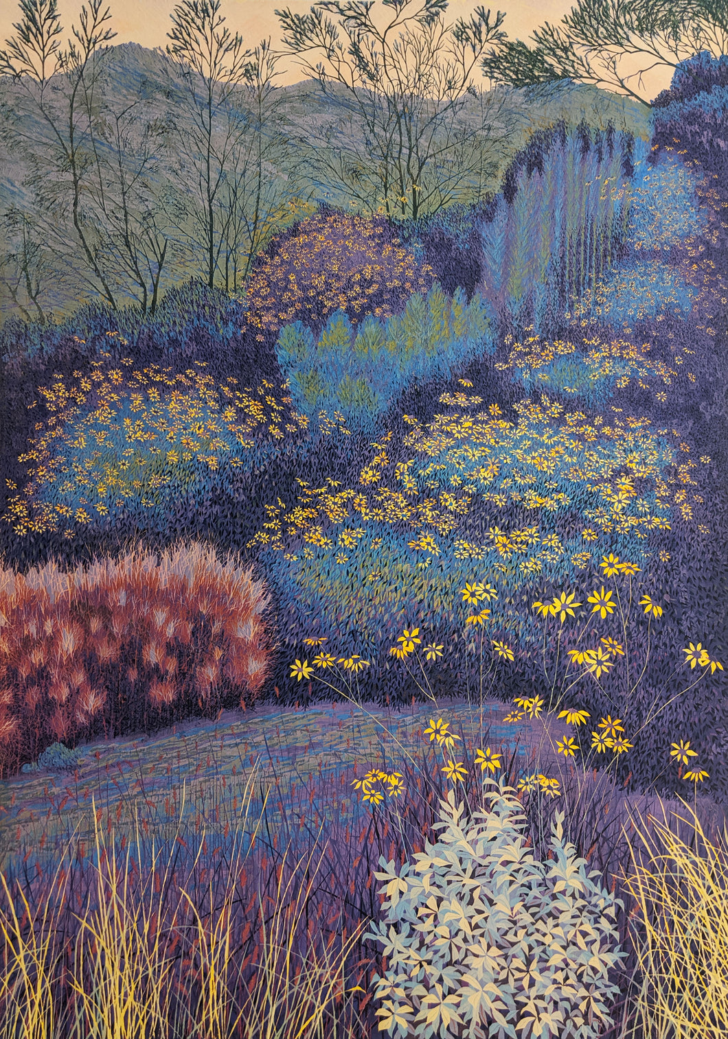 Desert Flowers - Limited Woodblock Print by Gordon Mortensen