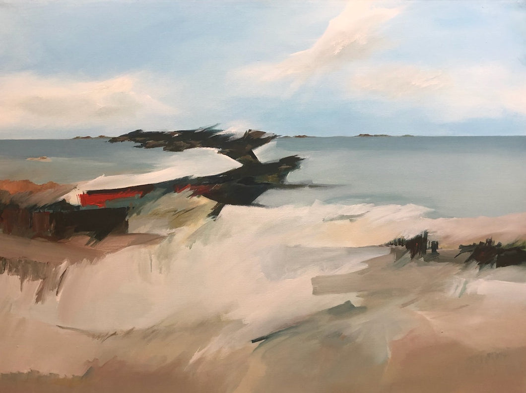 Coastal Barrier - Original Painting William Crosby