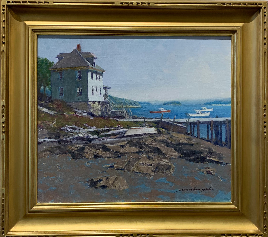 Low Tide Stonington Fine Art  by artist Jonathan Hotz