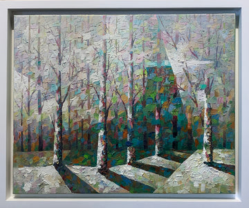 Early Spring - Original painting by  Man Wai Wu